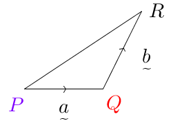 Vector(purple(P(0,0))red(Q(2,0))R(3,2)PQ-a,QR-b).png